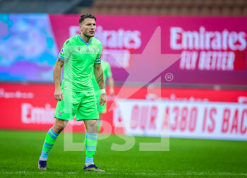 2020-12-23 - Ciro Immobile of SS Lazio during the Serie A 2020/21 football match between AC Milan vs SS Lazio at the San Siro Stadium, Milan, Italy on December 23, 2020 - Photo FCI / Fabrizio Carabelli - AC MILAN VS SS LAZIO  - ITALIAN SERIE A - SOCCER