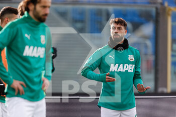 2021-01-03 - Francesco Caputo (US Sassuolo Calcio) riscaldamento pre partita - ATALANTA VS SASSUOLO - ITALIAN SERIE A - SOCCER