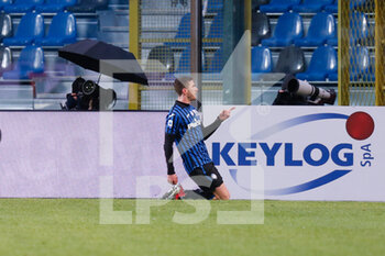 2021-01-03 - Robin Gosens (Atalanta) esulta dopo il gol - ATALANTA VS SASSUOLO - ITALIAN SERIE A - SOCCER