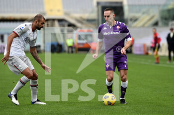 2021-01-03 - Franck Ribery (ACF Fiorentina) in azione contrastato da Danilo - FIORENTINA VS BOLOGNA - ITALIAN SERIE A - SOCCER
