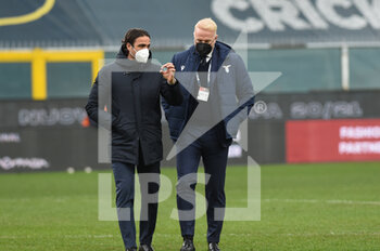 2021-01-03 - Alessandro Matri e Igli Tare dirigenti Lazio - GENOA VS LAZIO  - ITALIAN SERIE A - SOCCER