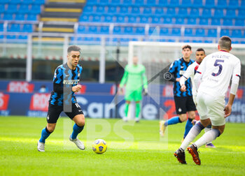 2021-01-03 - Lautaro Martínez of FC Internazionale during the Serie A 2020/21 football match between FC Internazionale vs FC Crotone at the San Siro Stadium, Milan, Italy on January 03, 2021 - Photo FCI / Fabrizio Carabelli - FC INTERNAZIONALE VS FC CROTONE - ITALIAN SERIE A - SOCCER
