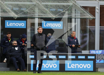 2021-01-03 - Head Coach of FC Crotone Giovanni Stroppa during the Serie A 2020/21 football match between FC Internazionale vs FC Crotone at the San Siro Stadium, Milan, Italy on January 03, 2021 - Photo FCI / Fabrizio Carabelli - FC INTERNAZIONALE VS FC CROTONE - ITALIAN SERIE A - SOCCER