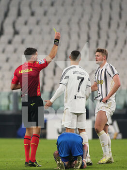 2021-01-03 - 4 Matthijs De Ligt (JUVENTUS FC) yellow card - JUVENTUS VS UDINESE - ITALIAN SERIE A - SOCCER