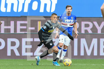 2021-01-06 - Alexis Sanchez (Inter), ADRIEN SILVA (Sampdoria) - SAMPDORIA VS INTER - ITALIAN SERIE A - SOCCER