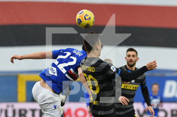 2021-01-06 - MAYA YOSHIDA (Sampdoria) , Lautaro Martinez (Inter) - SAMPDORIA VS INTER - ITALIAN SERIE A - SOCCER