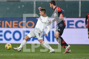 2021-01-09 - Nicolas Martin Dominguez (Bologna), Mattia Bani (Genoa) - GENOA CFC VS BOLOGNA FC - ITALIAN SERIE A - SOCCER