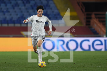 2021-01-09 - Takehiro Tomiyasu (Bologna) - GENOA CFC VS BOLOGNA FC - ITALIAN SERIE A - SOCCER
