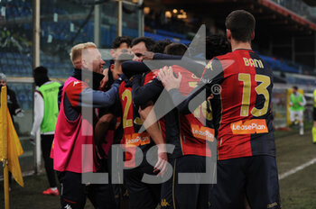 2021-01-09 - Team Genoa celebrates after scoring a goal - GENOA CFC VS BOLOGNA FC - ITALIAN SERIE A - SOCCER