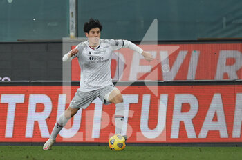2021-01-09 - Takehiro Tomiyasu (Bologna) - GENOA CFC VS BOLOGNA FC - ITALIAN SERIE A - SOCCER
