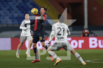 2021-01-09 - Miha Zajc (Genoa) , Roberto Soriano (Bologna) - GENOA CFC VS BOLOGNA FC - ITALIAN SERIE A - SOCCER