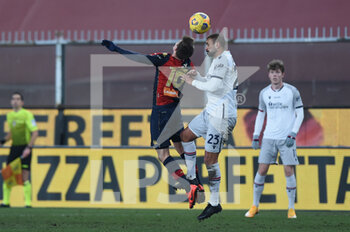 2021-01-09 - Miha Zajc (Genoa) , Danilo Larangeira (Bologna) - GENOA CFC VS BOLOGNA FC - ITALIAN SERIE A - SOCCER