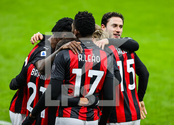 2021-01-09 - Rafael Leao of AC Milan celebrates the goal - AC MILAN VS TORINO FC - ITALIAN SERIE A - SOCCER