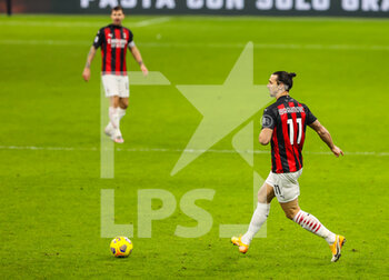 2021-01-09 - Zlatan Ibrahimovic of AC Milan in action - AC MILAN VS TORINO FC - ITALIAN SERIE A - SOCCER