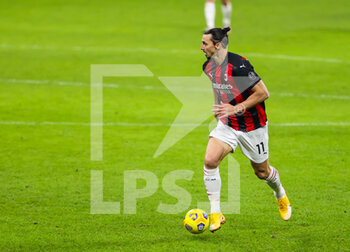 2021-01-09 - Zlatan Ibrahimovic of AC Milan in action - AC MILAN VS TORINO FC - ITALIAN SERIE A - SOCCER