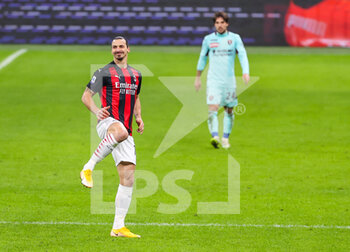 2021-01-09 - Zlatan Ibrahimovic of AC Milan reacts - AC MILAN VS TORINO FC - ITALIAN SERIE A - SOCCER