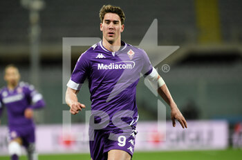 2021-01-10 - Dusan Vlahovic (ACF Fiorentina) in azione - FIORENTINA VS CAGLIARI - ITALIAN SERIE A - SOCCER