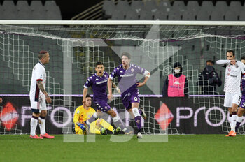2021-01-10 - Dusan Vlahovic (ACF Fiorentina) esultanza gol - FIORENTINA VS CAGLIARI - ITALIAN SERIE A - SOCCER