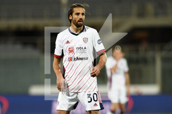 2021-01-10 - Leonardo Pavoletti (Cagliari Calcio) in azione - FIORENTINA VS CAGLIARI - ITALIAN SERIE A - SOCCER