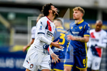 2021-01-10 - Emmanuel Riviere (FC Crotone) shows his dejection - HELLAS VERONA VS FC CROTONE - ITALIAN SERIE A - SOCCER