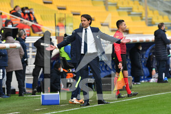 2021-01-10 - Simone Inzaghi coach of Lazio - PARMA CALCIO VS SS LAZIO  - ITALIAN SERIE A - SOCCER