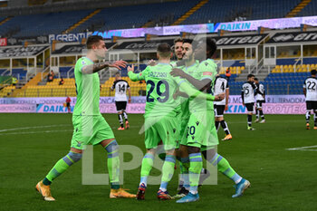 2021-01-10 - Lazio celebrates Luis Alberto's goal - PARMA CALCIO VS SS LAZIO  - ITALIAN SERIE A - SOCCER