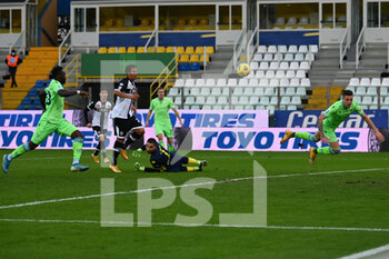 2021-01-10 - Felipe Caicedo (Lazio) scores the secondo goal - PARMA CALCIO VS SS LAZIO  - ITALIAN SERIE A - SOCCER