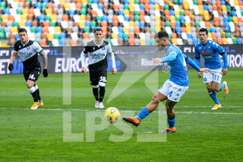 2021-01-10 - Lorenzo Insigne (Napoli) scores a goal on penalty - UDINESE CALCIO VS SSC NAPOLI - ITALIAN SERIE A - SOCCER
