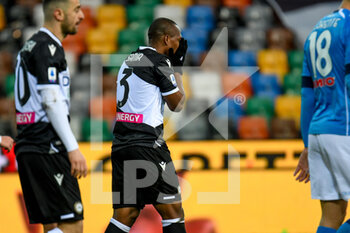 2021-01-10 - Disappointment, frustration of Caetano de Souza Samir (Udinese) for the defeat - UDINESE CALCIO VS SSC NAPOLI - ITALIAN SERIE A - SOCCER