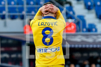2021-01-16 - Darko Lazovic (Hellas Verona FC) shows his dejection - BOLOGNA VS HELLAS VERONA - ITALIAN SERIE A - SOCCER