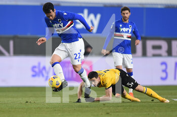 2021-01-16 - MAYA YOSHIDA (Sampdoria) , LASAGNA KEVIN (Udinese) - SAMPDORIA VS UDINESE - ITALIAN SERIE A - SOCCER