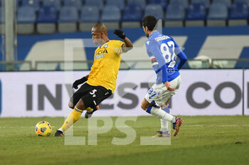 2021-01-16 - SAMIR (Udinese), ANTONIO CANDREVA (Sampdoria) - SAMPDORIA VS UDINESE - ITALIAN SERIE A - SOCCER