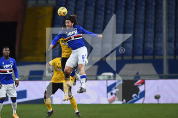 2021-01-16 - ZEEGELAAR MARVIN (Udinese), Ernesto Torregrossa (Sampdoria) - SAMPDORIA VS UDINESE - ITALIAN SERIE A - SOCCER