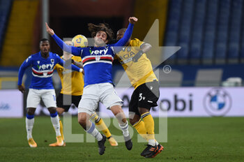 2021-01-16 - Ernesto Torregrossa (Sampdoria), SAMIR (Udinese) - SAMPDORIA VS UDINESE - ITALIAN SERIE A - SOCCER