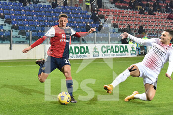 2021-01-18 - Gabriele Zappa of Cagliari Calcio - CAGLIARI VS MILAN - ITALIAN SERIE A - SOCCER