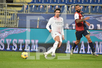 2021-01-18 - Sandro Tonali of AC Milan - CAGLIARI VS MILAN - ITALIAN SERIE A - SOCCER