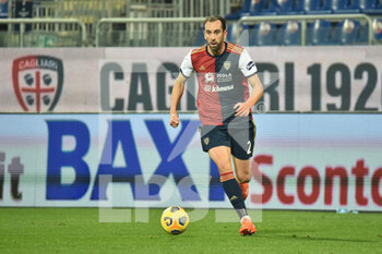 2021-01-18 - Diego Godin of Cagliari Calcio - CAGLIARI VS MILAN - ITALIAN SERIE A - SOCCER