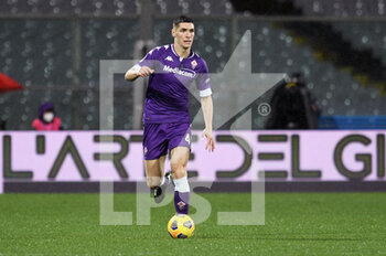 2021-01-23 - Nikola Milenkovic of ACF Fiorentina in action - ACF FIORENTINA VS FC CROTONE - ITALIAN SERIE A - SOCCER