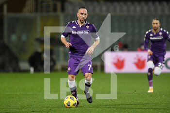 2021-01-23 - Franck Ribery of ACF Fiorentina in action - ACF FIORENTINA VS FC CROTONE - ITALIAN SERIE A - SOCCER