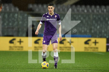 2021-01-23 - Nikola Milenkovic of ACF Fiorentina in action - ACF FIORENTINA VS FC CROTONE - ITALIAN SERIE A - SOCCER