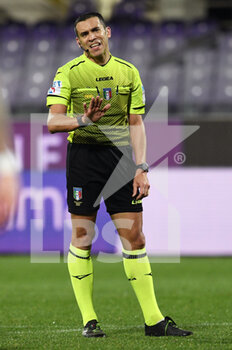 2021-01-23 - Marco Piccinini referee during the match - ACF FIORENTINA VS FC CROTONE - ITALIAN SERIE A - SOCCER