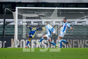 2021-01-24 - Mattia Zaccagni (Hellas Verona) scores a goal 3-1 - HELLAS VERONA VS SSC NAPOLI - ITALIAN SERIE A - SOCCER