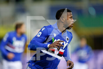 2021-01-24 - Keita Balde (UC Sampdoria) esulta dopo aver segnato il gol del raddoppio - PARMA VS SAMPDORIA - ITALIAN SERIE A - SOCCER