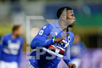 2021-01-24 - Keita Balde (UC Sampdoria) esulta dopo aver segnato il gol del raddoppio - PARMA VS SAMPDORIA - ITALIAN SERIE A - SOCCER