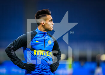 2021-01-30 - Lautaro Martínez of FC Internazionale warms up - FC INTERNAZIONALE VS BENEVENTO CALCIO - ITALIAN SERIE A - SOCCER