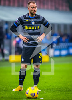 2021-01-30 - Christian Eriksen of FC Internazionale in action - FC INTERNAZIONALE VS BENEVENTO CALCIO - ITALIAN SERIE A - SOCCER