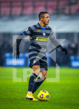 2021-01-30 - Alexis Sanchez of FC Internazionale in action - FC INTERNAZIONALE VS BENEVENTO CALCIO - ITALIAN SERIE A - SOCCER