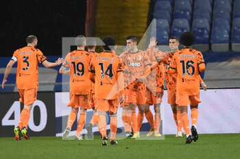 2021-01-30 - team Juventus, celebrates after scoring a goal - UC SAMPDORIA VS JUVENTUS FC - ITALIAN SERIE A - SOCCER