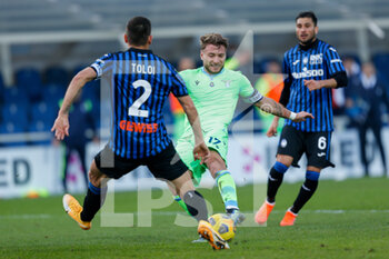 2021-01-31 - Ciro Immobile (S.S. Lazio) shooting the ball - ATALANTA BC VS SS LAZIO  - ITALIAN SERIE A - SOCCER