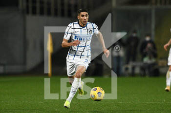 2021-02-05 - Achraf Hakimi of FC Internazionale in action - ACF FIORENTINA VS FC INTERNAZIONALE - ITALIAN SERIE A - SOCCER